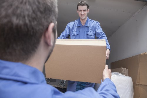 Office removals team planning a move in Nunhead