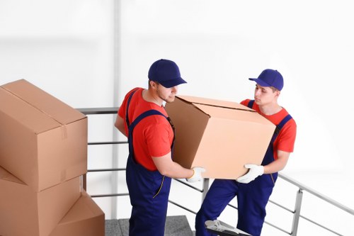 Local removal truck arriving for a Nunhead house or business move