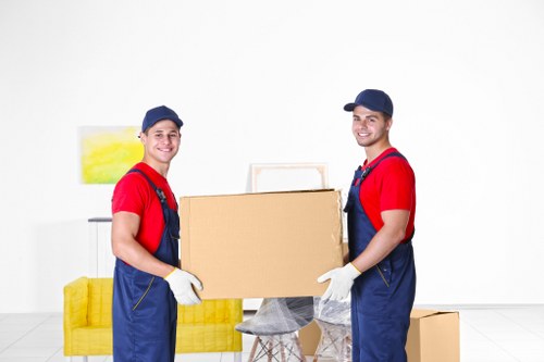 Unpacking boxes in a new South London flat