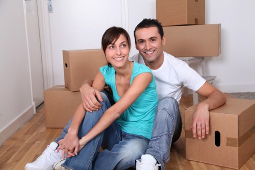 Moving van arranged for a local Nunhead home relocation