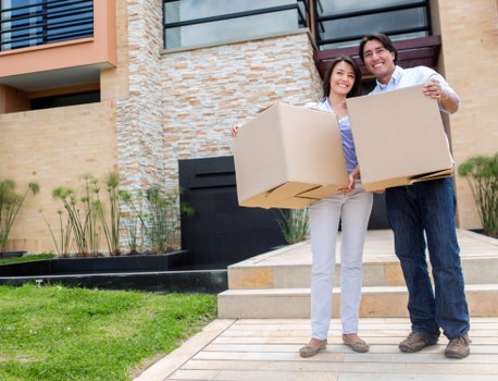 Loading furniture and boxes for a Nunhead house or flat move